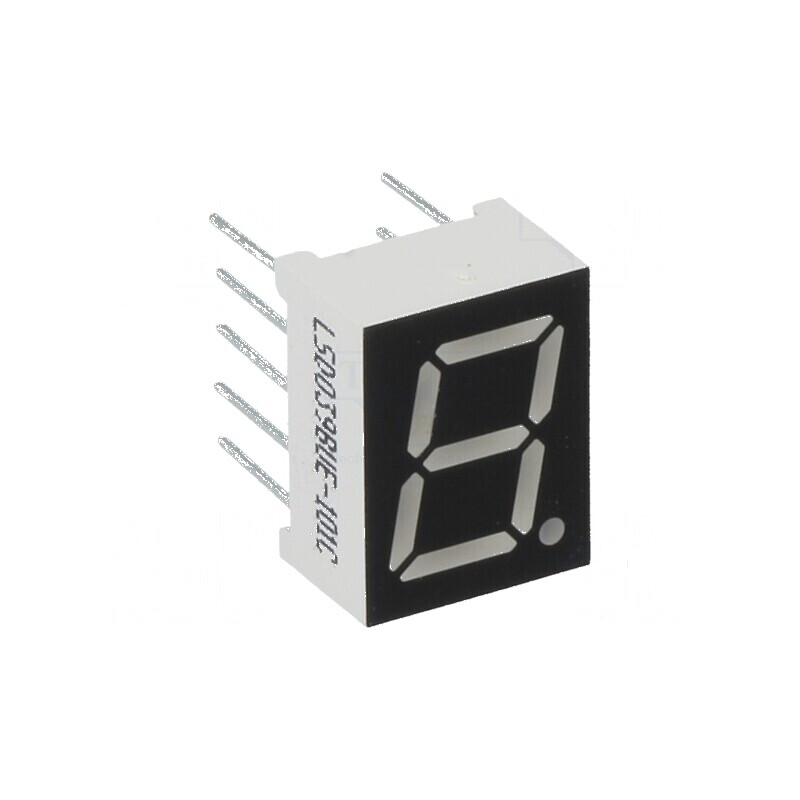 Afişaj LED 7 segmente 9,9mm 0,39 Nr.car: 1 roşie 6,5mcd pentru display-uri comerciale | Electronic-mag.ro | Componente Electronice Afişaj LED 7 segmente 9,9mm 0,39 Nr.car: 1 roşie 6,5mcd pentru display-uri comerciale | Electronic-mag.ro | Componente Electronice