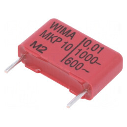 Condensator cu polipropilenă 10nF 18x5x11mm THT ±10% pentru aplicații electrice | Electronic-mag.ro | Componente Electronice