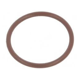 Garnitură O-ring FPM 2mm grosime, 24mm diametru interior, maro, rezistență temperatură -20 până la 200°C | Electronic-mag.ro | Componente Electronice