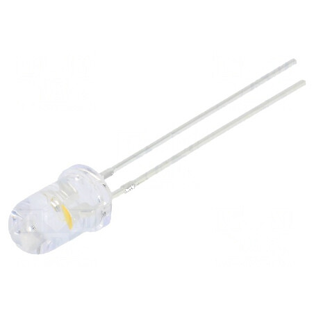 LED 5mm Verde/Alb Cald cu Clipire 5800-8400mcd - Iluminare Eficientă | Electronic-mag.ro | Componente Electronice