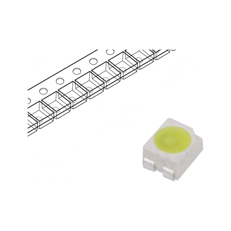 Banda LED SMD 3528 PLCC4 alb neutru 2100mcd 120° 14mA 5,5÷20VDC - iluminare eficientă pentru interior | Electronic-mag.ro | Componente Electronice Banda LED SMD 3528 PLCC4 alb neutru 2100mcd 120° 14mA 5,5÷20VDC - iluminare eficientă pentru interior | Electronic-mag.ro | Componente Electronice