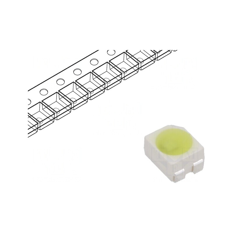 LED SMD 3528 PLCC4 Alb Rece 2000mcd 120° 14mA 5,5-20VDC - Bandă LED de iluminat | Electronic-mag.ro | Componente Electronice LED SMD 3528 PLCC4 Alb Rece 2000mcd 120° 14mA 5,5-20VDC - Bandă LED de iluminat | Electronic-mag.ro | Componente Electronice
