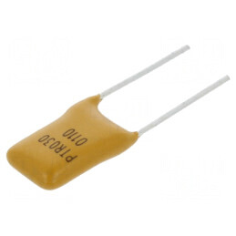Siguranță polimerică PTC 1,1A Imax 40A THT PTR030V - Pungă protectoare | Electronic-mag.ro | Componente Electronice
