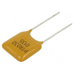Siguranţă polimerică PTC 1,35A Imax 40A THT PTR030V - Pungă de protecţie | Electronic-mag.ro | Componente Electronice