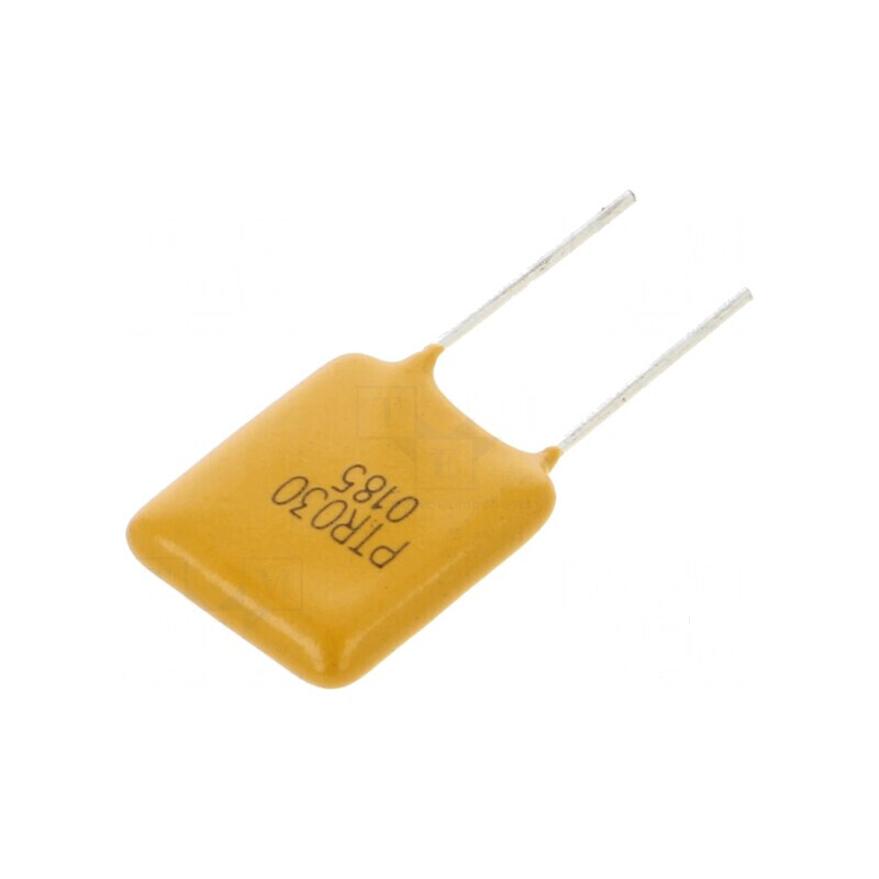 Siguranță polimerică PTC 1,85A Imax 40A THT PTR030V - Pungă de protecție pentru circuit electric | Electronic-mag.ro | Componente Electronice