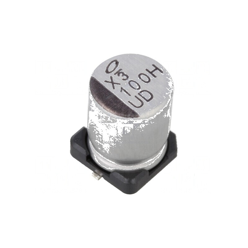 Condensator electrolitic SMD 100uF 50VDC Ø8x10mm ±20% 5000h pentru circuite electronice | Electronic-mag.ro | Componente Electronice Condensator electrolitic SMD 100uF 50VDC Ø8x10mm ±20% 5000h pentru circuite electronice | Electronic-mag.ro | Componente Electronice