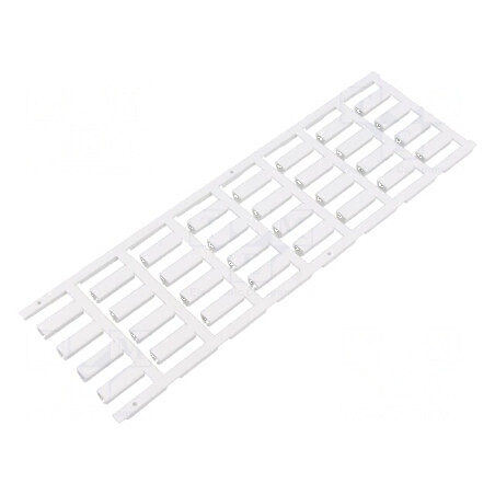 Markere poliamidă 66 albă 4,1÷4,9mm -40÷100°C prin orificiu | Electronic-mag.ro | Componente Electronice