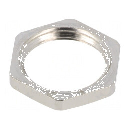 Piuliță PG9 din alamă cu diametru de 18mm și acoperire de nichel Entrelec | Electronic-mag.ro | Componente Electronice
