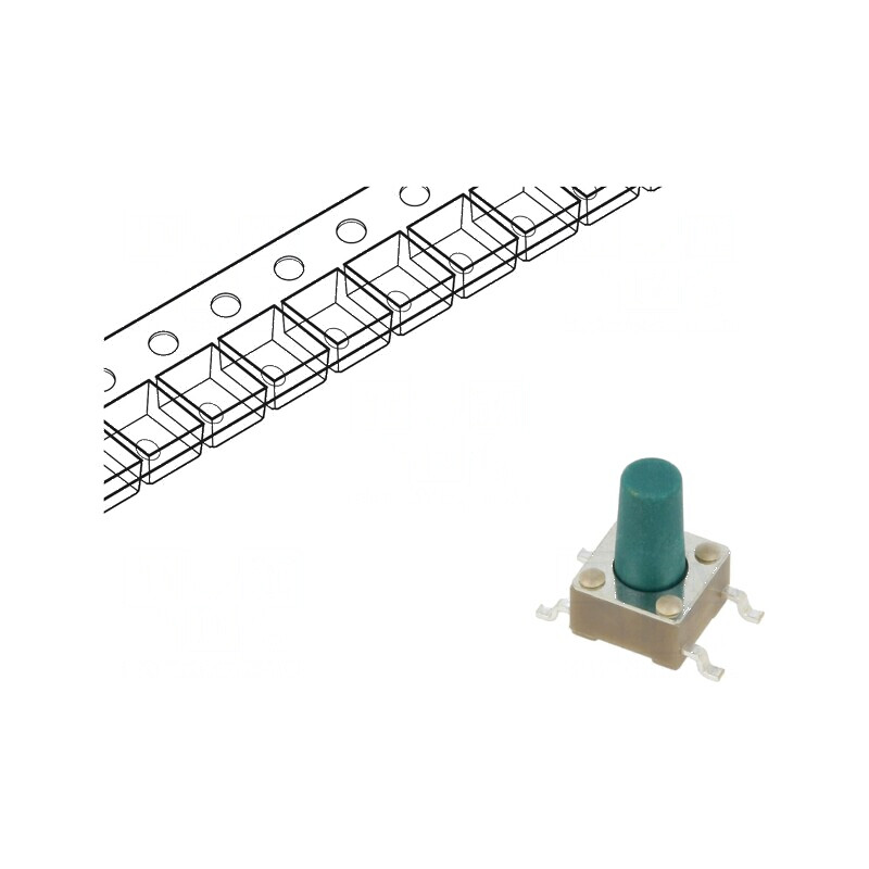 Microîntrerupător TACT SPST-NO 0,05A/24VDC - Pozitie 2, Fără 1,57N | Electronic-mag.ro | Componente Electronice Microîntrerupător TACT SPST-NO 0,05A/24VDC - Pozitie 2, Fără 1,57N | Electronic-mag.ro | Componente Electronice