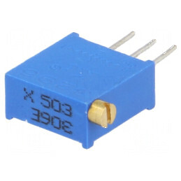 Potenţiometru multitură 50kΩ 500mW THT ±10% pentru montaj | Electronic-mag.ro | Componente Electronice