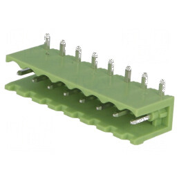 Regletă de conexiuni deconectabilă 5mm, 8 piste, tată | Electronic-mag.ro | Componente Electronice