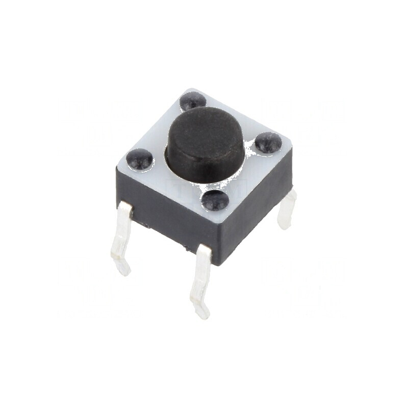 Microîntrerupător TACT SPST-NO 0,05A/12VDC THT 1,57N - Pozitie 2 | Electronic-mag.ro | Componente Electronice