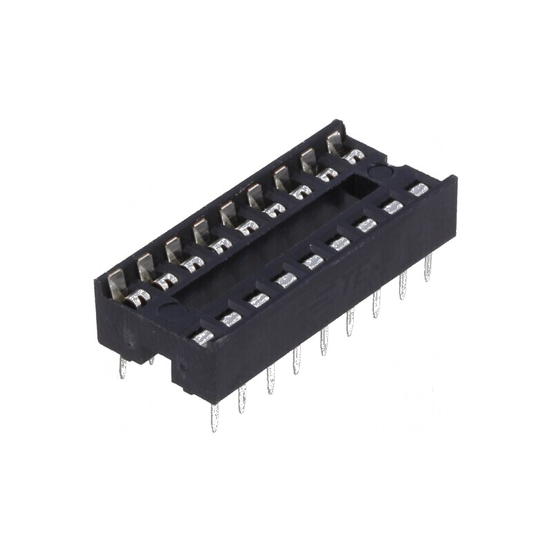 Soclu DIP18 pentru circuite integrate, 7,62mm, THT, raster 2,54mm | Electronic-mag.ro | Componente Electronice