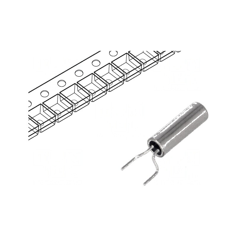 Rezonator cu cuarț 32,768kHz ±20ppm 12,5pF SMD cilindric  | Electronic-mag.ro | Componente Electronice