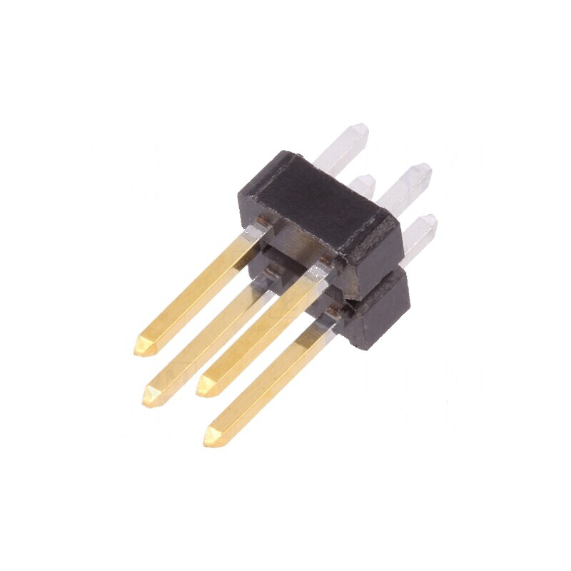 Conector BERGSTIK II tată PIN 4 drept pentru şiruri pini | Electronic-mag.ro | Componente Electronice Conector BERGSTIK II tată PIN 4 drept pentru şiruri pini | Electronic-mag.ro | Componente Electronice