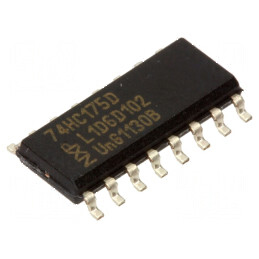 Circuit integrat flip-flop digital D tip 4 CMOS SMD SO16 tub HC | Electronic-mag.ro | Componente Electronice