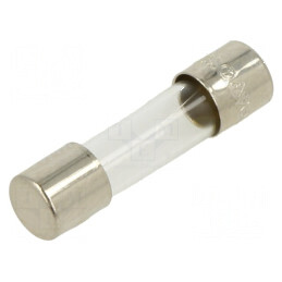 Siguranţă ardere rapidă 1A 250VAC 5x20mm din alamă pentru protecţie electrică | Electronic-mag.ro | Componente Electronice