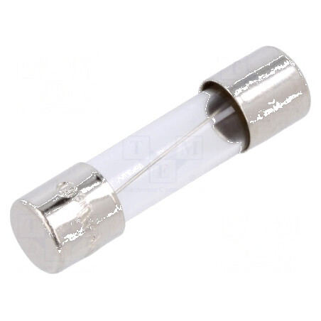 Siguranţă ardere rapidă 8A 250VAC 5x20mm alamă pentru protecţie electrică | Electronic-mag.ro | Componente Electronice
