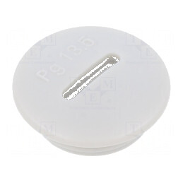 Capac de protecție PG13,5 IP56 din poliamidă gri deschis, 6mm, pentru cabluri electrice | Electronic-mag.ro | Componente Electronice