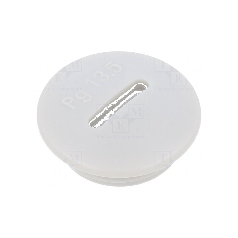 Capac de protecție PG13,5 IP56 din poliamidă gri deschis, 6mm, pentru cabluri electrice | Electronic-mag.ro | Componente Electronice