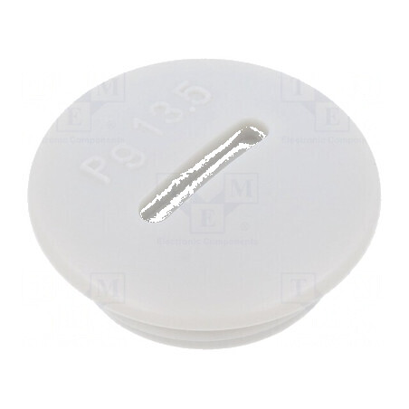 Capac de protecție PG13,5 IP56 din poliamidă gri deschis, 6mm, pentru cabluri electrice | Electronic-mag.ro | Componente Electronice
