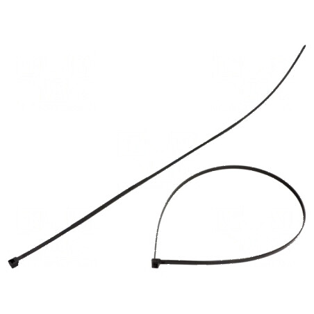 Colier de strângere poliamidă 550N, 750mm x 7,6mm, negru | Electronic-mag.ro | Componente Electronice