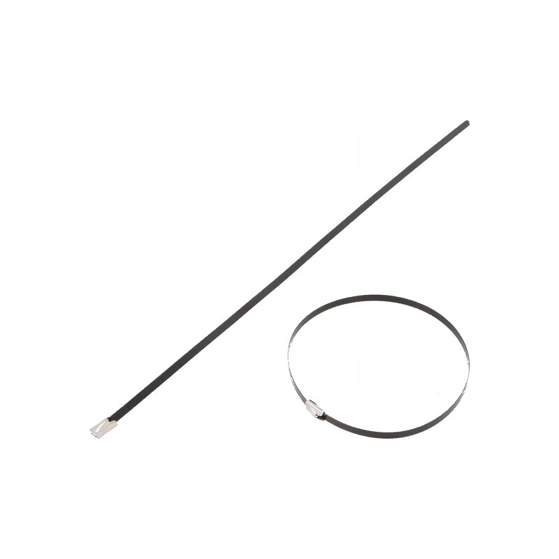 Colier de strângere oțel inoxidabil AISI 304, dimensiuni L: 290mm, W: 4,6mm | Electronic-mag.ro | Componente Electronice Colier de strângere oțel inoxidabil AISI 304, dimensiuni L: 290mm, W: 4,6mm | Electronic-mag.ro | Componente Electronice