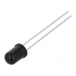 Emiţător IR 5mm 950nm negru 130mW 20° THT 100mA 1,5÷1,8V pentru aplicații electronice | Electronic-mag.ro | Componente Electronice