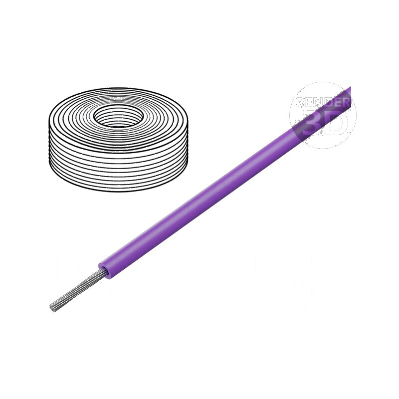 Cablu SiF 1x0,5mm2 litat Cu LSZH, silicon violet pentru temperaturi de -60 până la 180°C | Electronic-mag.ro | Componente Electronice Cablu SiF 1x0,5mm2 litat Cu LSZH, silicon violet pentru temperaturi de -60 până la 180°C | Electronic-mag.ro | Componente Electronice