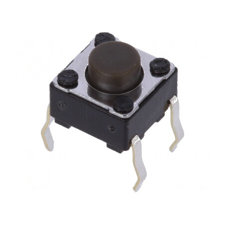 Microîntrerupător TACT SPST 0,05A 12VDC THT 1,6N 5mm Poz: 2 | Electronic-mag.ro | Componente Electronice