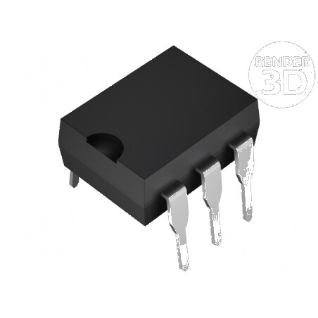 Optocuplor THT DIP6 5kV 80V cu 1 Canal și Ieșire pe Tranzistori | Electronic-mag.ro | Componente Electronice