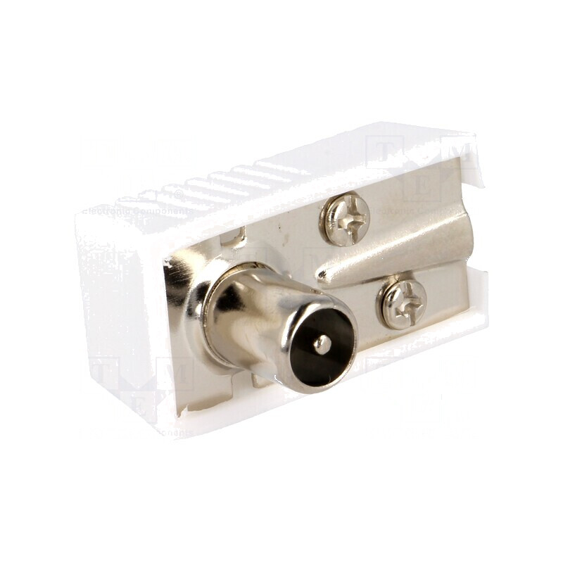 Conector coaxial 9,5mm (IEC 169-2) mufă tată unghi 90° | Electronic-mag.ro | Componente Electronice
