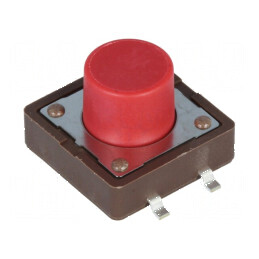 Microîntrerupător TACT SPST-NO 0,05A/12VDC SMT - Pozitie 2 | Electronic-mag.ro | Componente Electronice