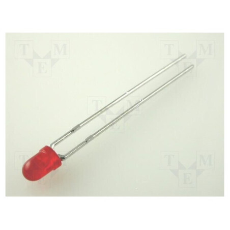 LED 3mm roșie 8-20mcd 60° convexă 12-14V | Electronic-mag.ro | Componente Electronice