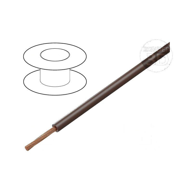 Cablu FLRY-B 1x0,5mm2 Litat Cu PVC Maro 60V - 100m, Clasa 5 | Electronic-mag.ro | Componente Electronice Cablu FLRY-B 1x0,5mm2 Litat Cu PVC Maro 60V - 100m, Clasa 5 | Electronic-mag.ro | Componente Electronice