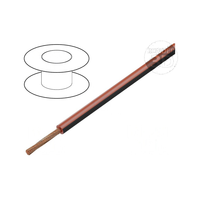 Cablu FLRY-B 1x0,5mm2 litat din cupru cu izolație PVC roșu-negru, 60V, lungime 100m | Electronic-mag.ro | Componente Electronice Cablu FLRY-B 1x0,5mm2 litat din cupru cu izolație PVC roșu-negru, 60V, lungime 100m | Electronic-mag.ro | Componente Electronice