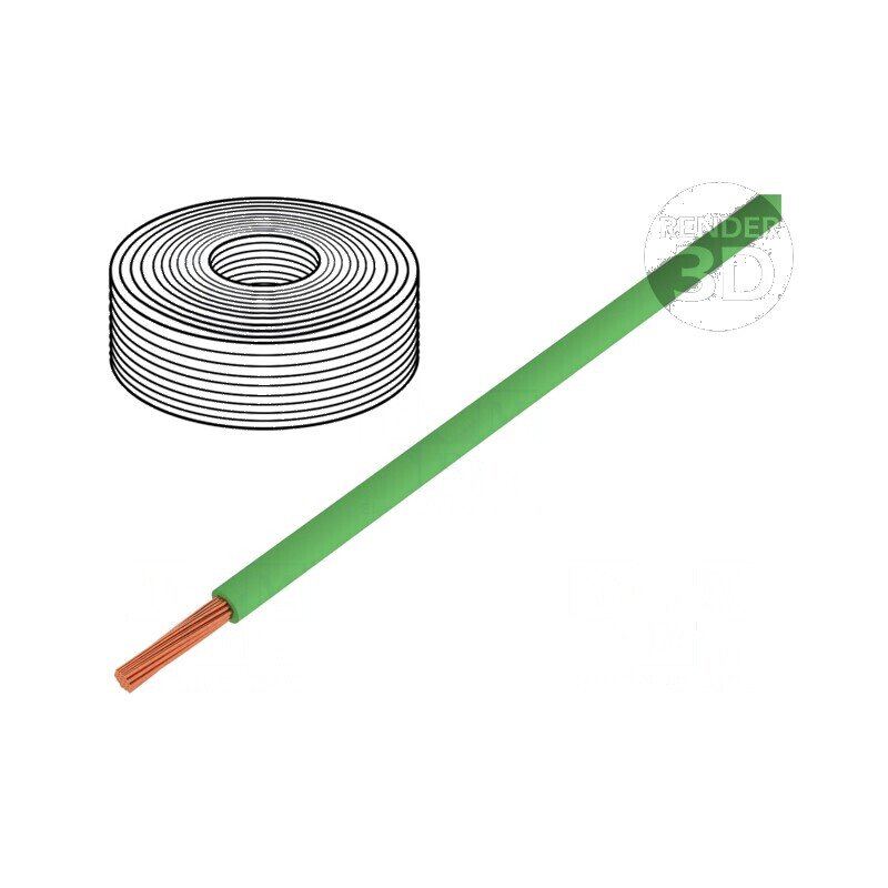 Cablu litat H05Z-K 0,5mm2 FRNC verde 300V/500V Clasa 5 | Electronic-mag.ro | Componente Electronice Cablu litat H05Z-K 0,5mm2 FRNC verde 300V/500V Clasa 5 | Electronic-mag.ro | Componente Electronice