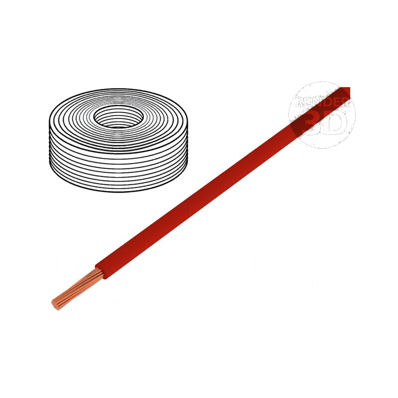 Cablu H05Z-K litat Cu 0,5mm2 FRNC roşu 300V,500V Clasa 5 pentru instalatii electrice | Electronic-mag.ro | Componente Electronice Cablu H05Z-K litat Cu 0,5mm2 FRNC roşu 300V,500V Clasa 5 pentru instalatii electrice | Electronic-mag.ro | Componente Electronice