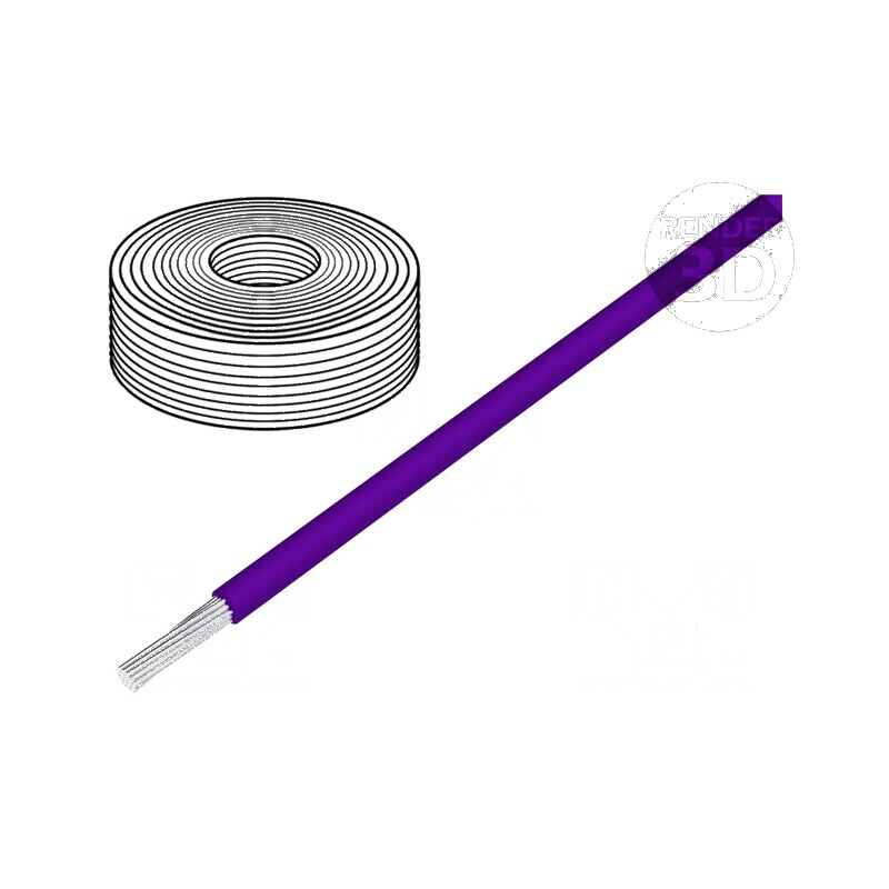 Cablu litat H05Z-K 0,5mm2 FRNC violet 300V, 500V Clasa 5 | Electronic-mag.ro | Componente Electronice Cablu litat H05Z-K 0,5mm2 FRNC violet 300V, 500V Clasa 5 | Electronic-mag.ro | Componente Electronice