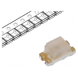 LED SMD 0603 Albastru 18-55mcd 1,6x0,8x0,8mm 140° 20mA 78mW pentru Iluminat | Electronic-mag.ro | Componente Electronice
