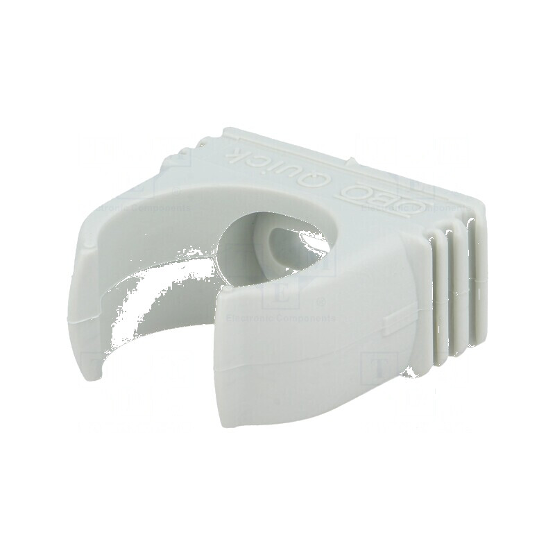 Suport de fixare polipropilenă gri deschis pentru tuburi W: 36,3mm H: 34mm | Electronic-mag.ro | Componente Electronice Suport de fixare polipropilenă gri deschis pentru tuburi W: 36,3mm H: 34mm | Electronic-mag.ro | Componente Electronice