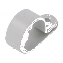 Clipsuri tip P pentru cabluri Ø buclă 17,5mm, lățime 10mm | Electronic-mag.ro | Componente Electronice