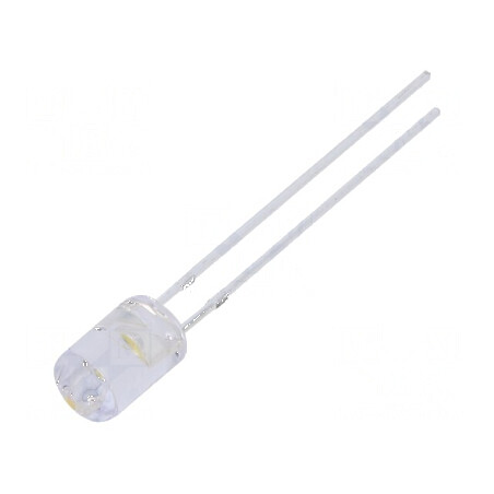 LED 5mm alb cald 750-1120mcd 100° plat 225mW pentru iluminat decorativ | Electronic-mag.ro | Componente Electronice