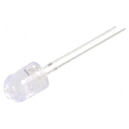 LED CR 8mm portocalie 7000mcd 30° convex 20V | Electronic-mag.ro | Componente Electronice