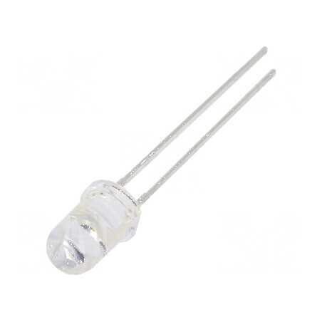 LED 5mm roșu 3000mcd 60° convex, iluminare eficientă Nr. term: 2 | Electronic-mag.ro | Componente Electronice