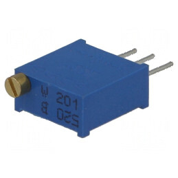 Potenţiometru multitură 200Ω 500mW THT ±10% - Componentă electronică de calitate | Electronic-mag.ro | Componente Electronice
