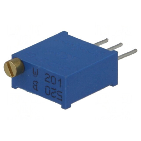 Potenţiometru multitură 200Ω 500mW THT ±10% - Componentă electronică de calitate | Electronic-mag.ro | Componente Electronice