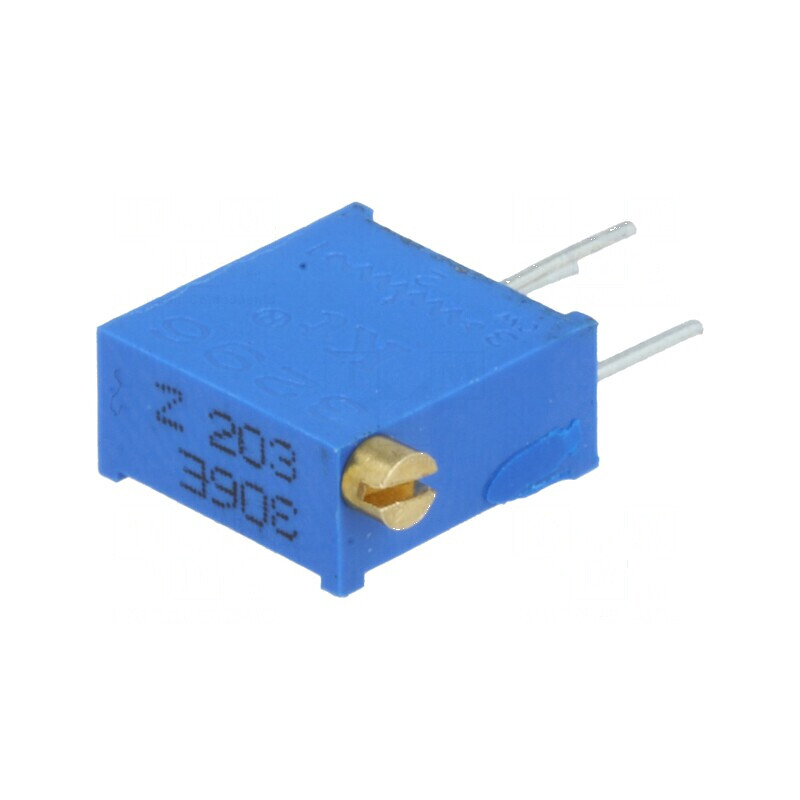 Potenţiometru multitură 20kΩ 500mW THT ±10% pentru montare | Electronic-mag.ro | Componente Electronice