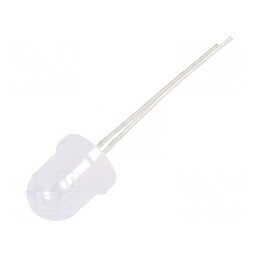 LED Alb Rece 8mm 1560÷2180mcd 30° Convex | Electronic-mag.ro | Componente Electronice
