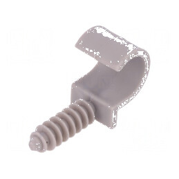 Element de susținere RING 18 Øbuclă 18mm gri, Øorif.montare 8mm | Electronic-mag.ro | Componente Electronice
